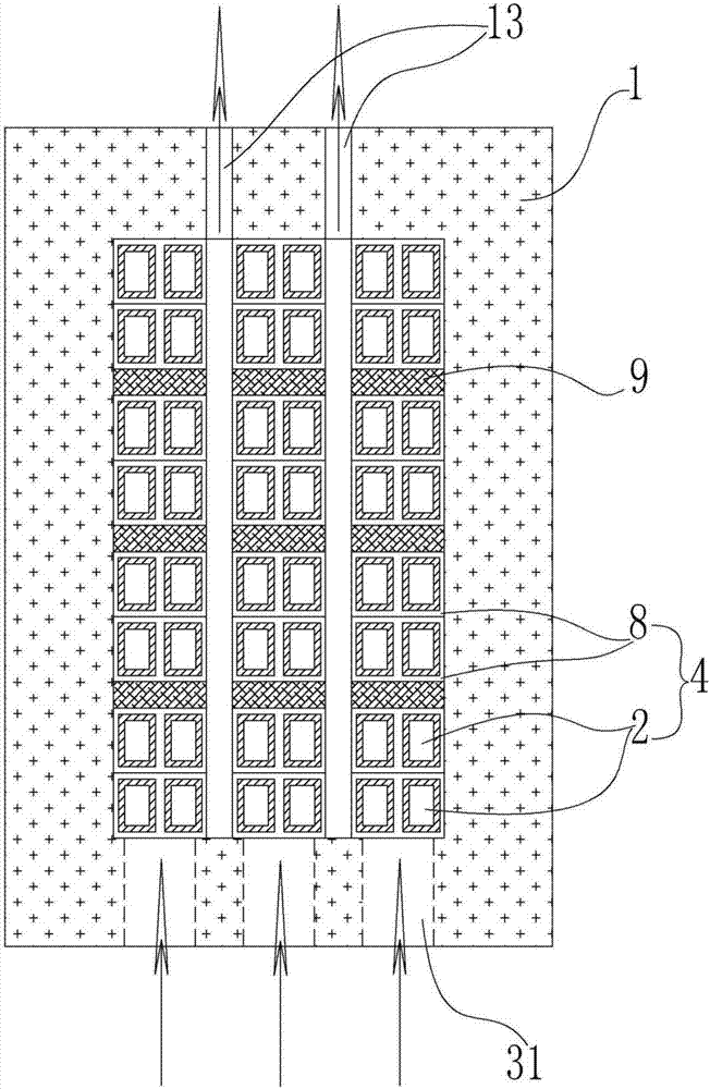 A waste gas heat energy recovery heat exchanger