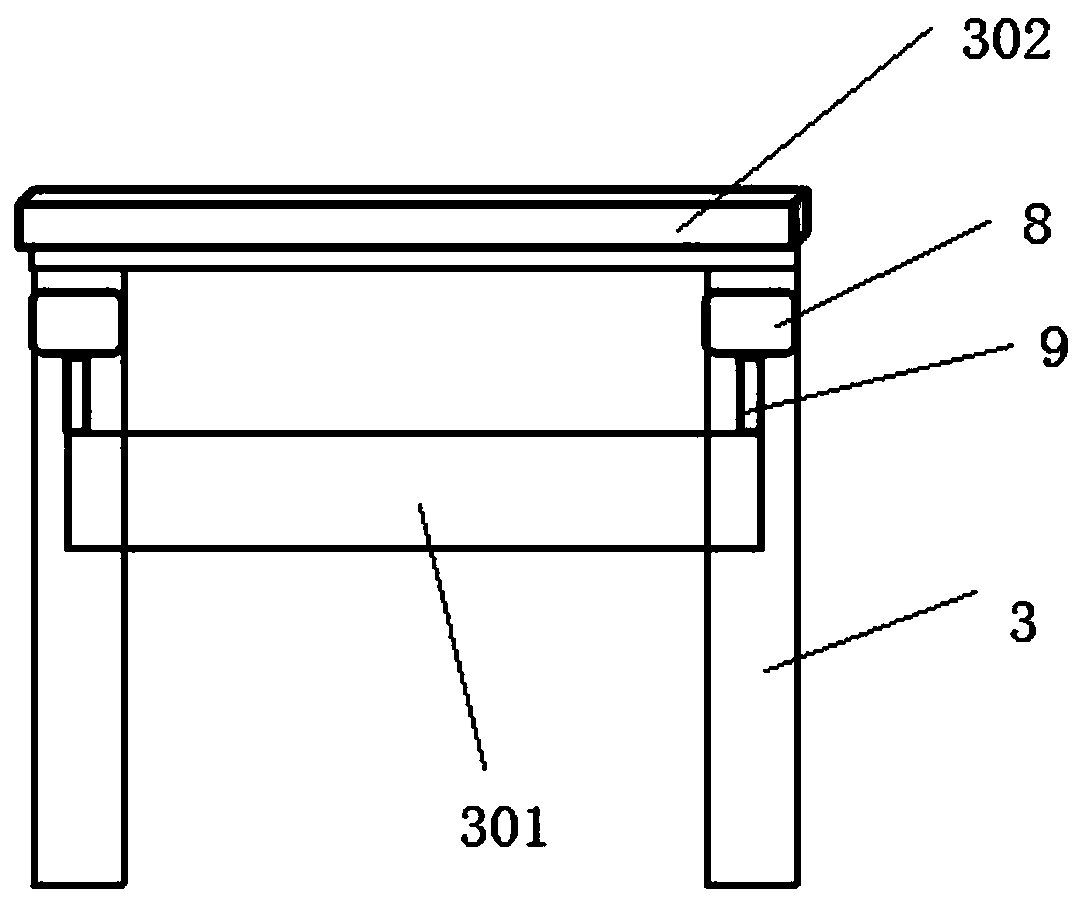 Cutting device for packing bag