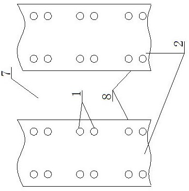 A grouting treatment method for strip mining goaf