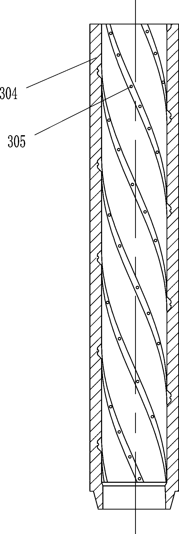 Hydraulic jet energy-saving anti-blocking device