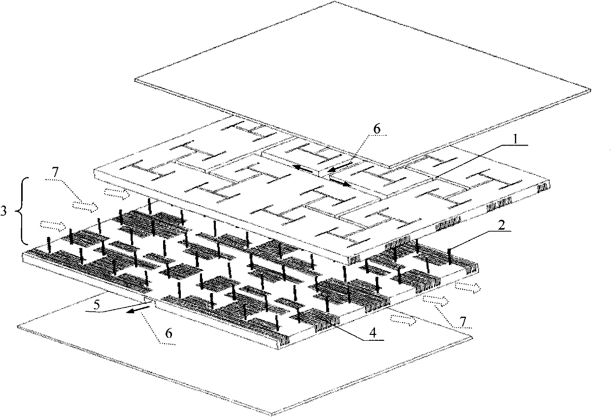 Dividing wall type heat exchanger