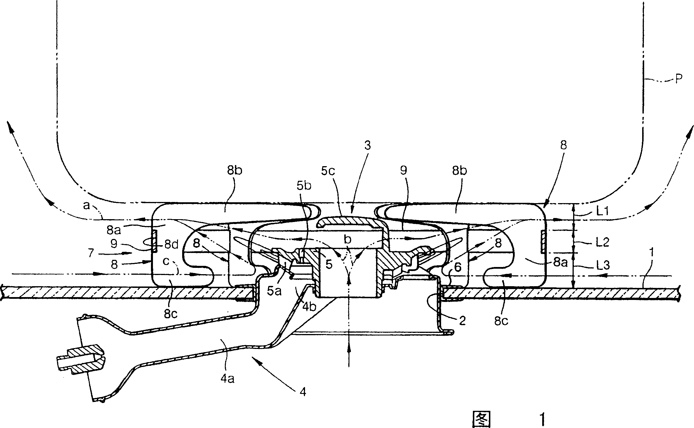 Flame stand for stove and glass plate stove