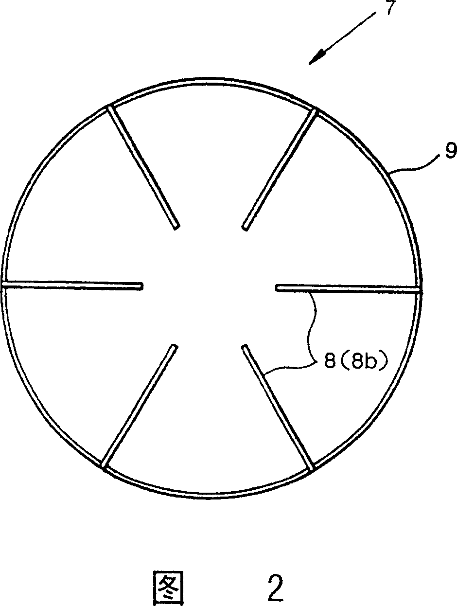 Flame stand for stove and glass plate stove