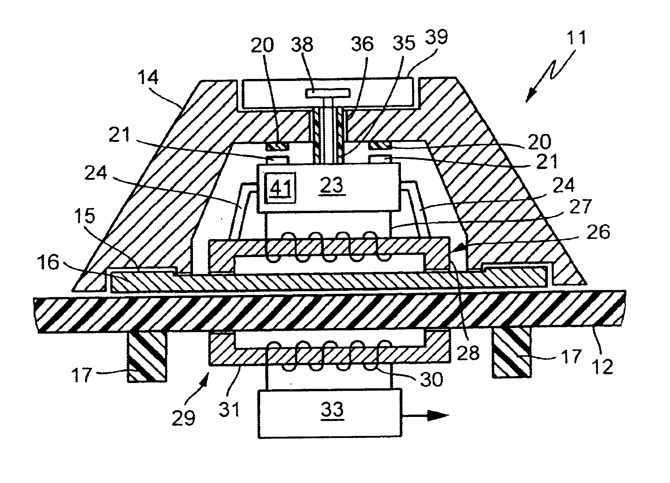 Operating device for an electrical appliance