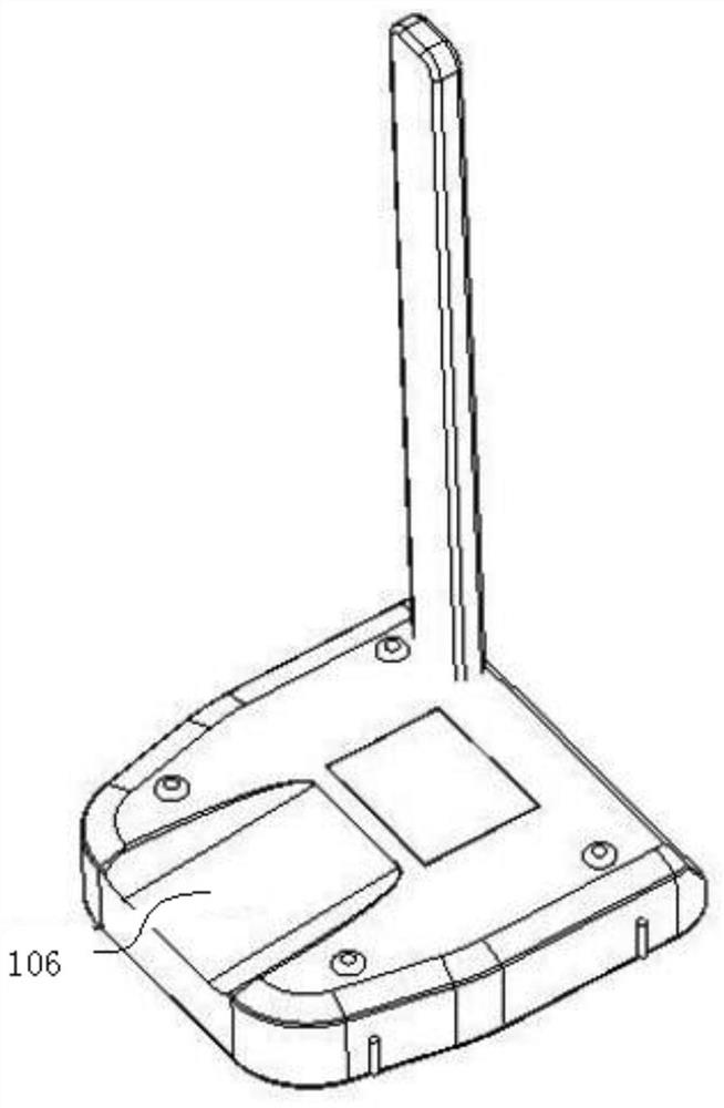 Tool accessory structure and electronic tobacco flue-curing device assembly