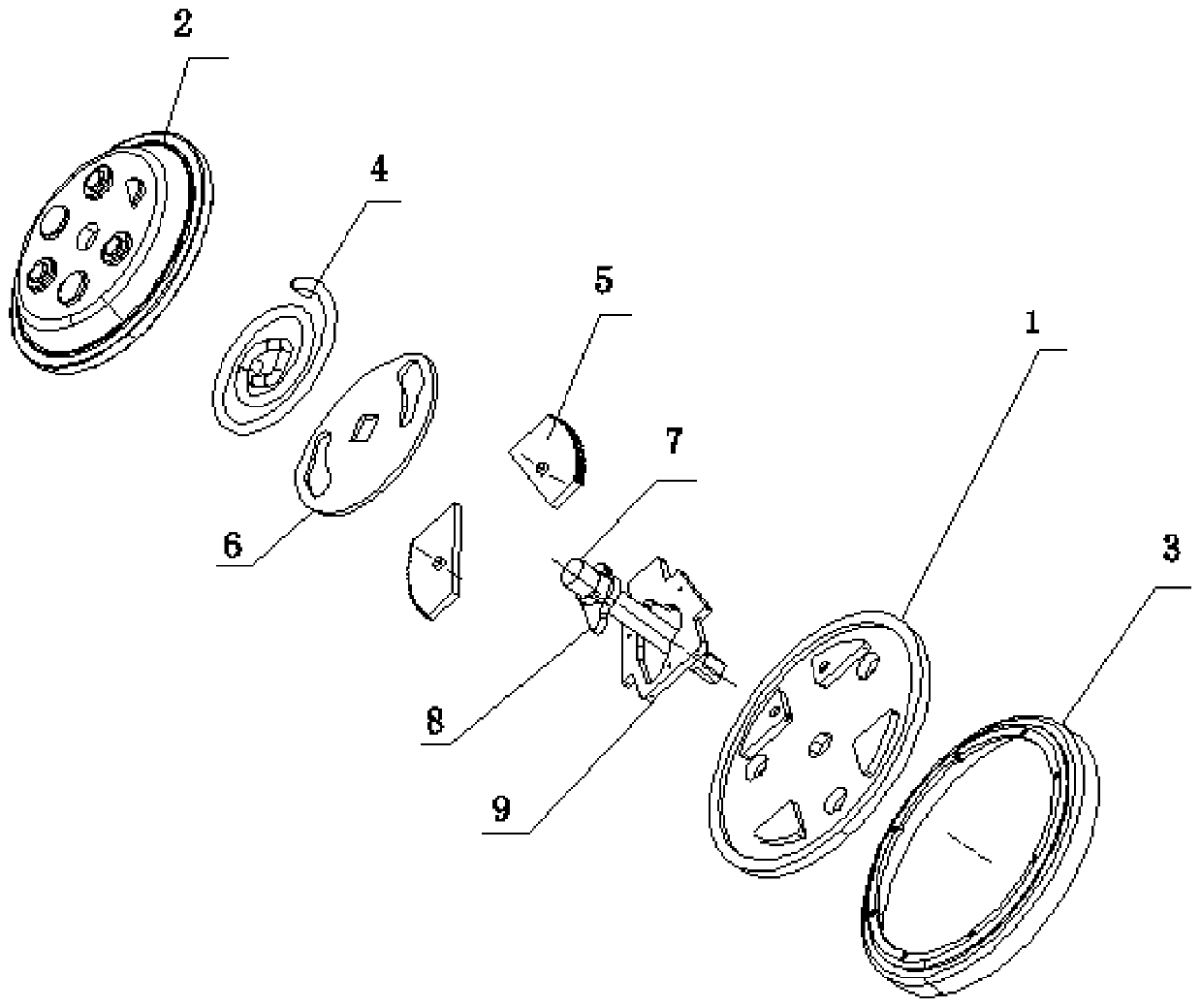 Vehicle seat recliner core piece