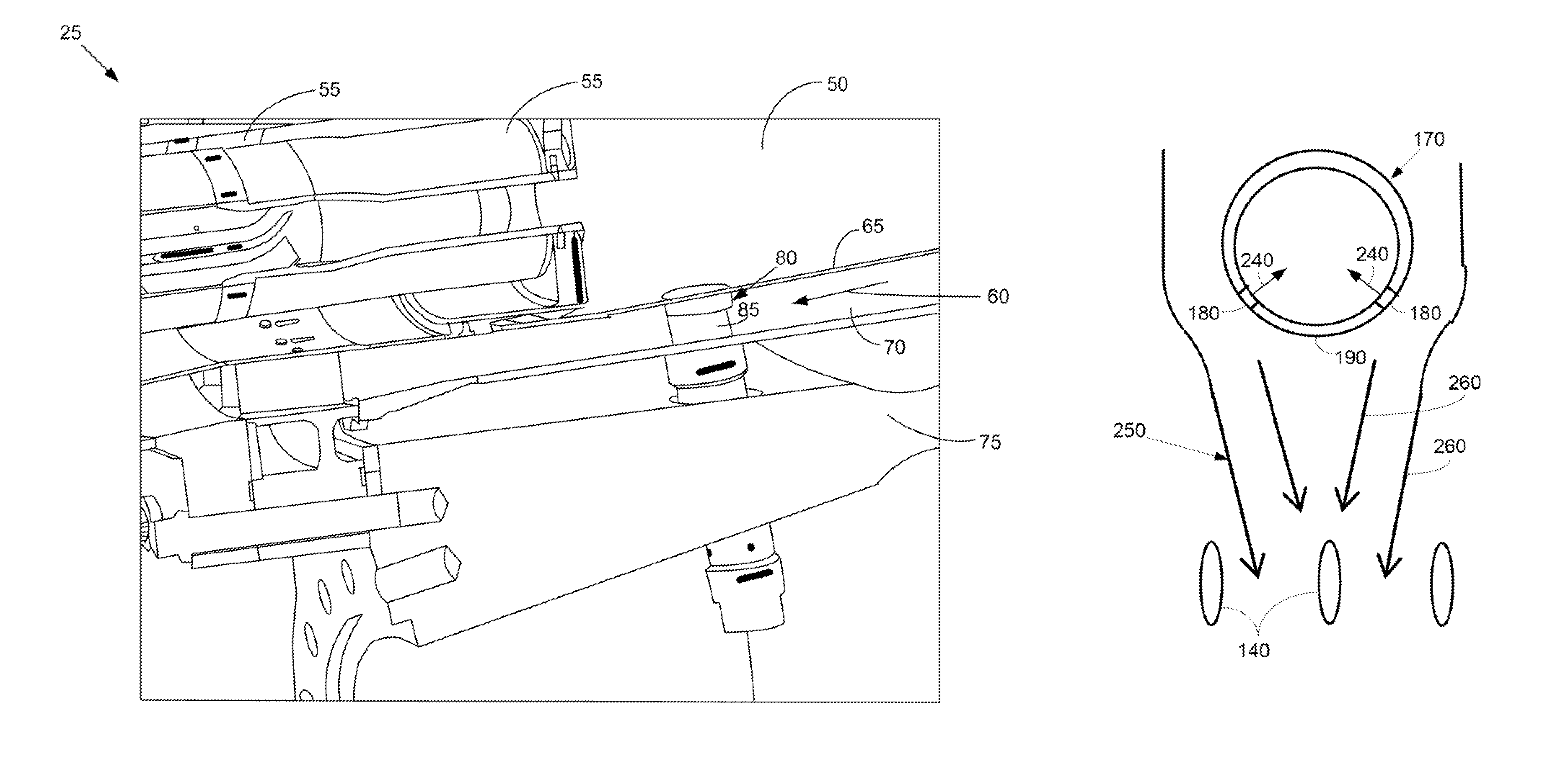 Combustor crossfire tube