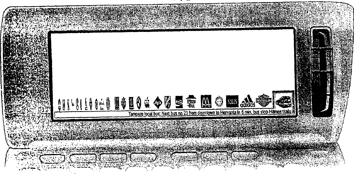 Method and apparatus for displaying prioritized icons in a mobile terminal