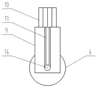 Pre-wetting sizing mechanism