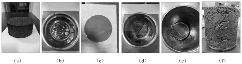 Indoor forming-based asphalt pavement structure interlayer interface nondestructive separation method