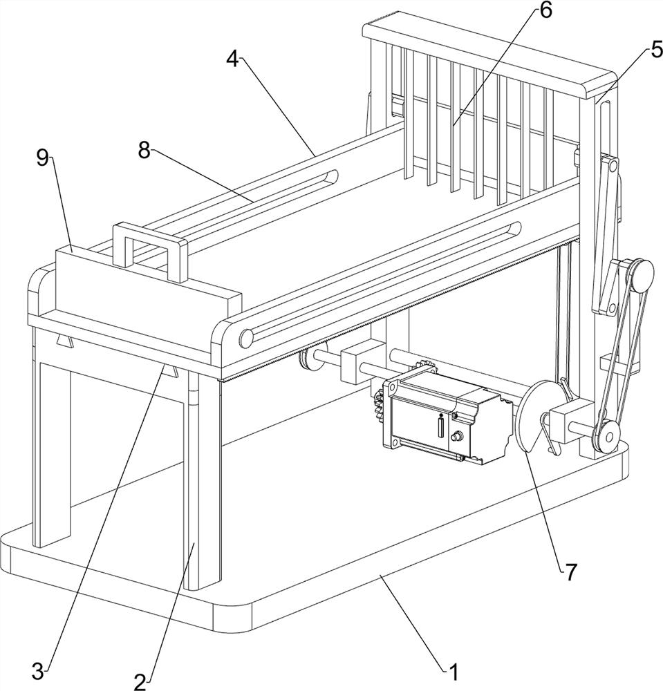 Cake stripping and slicing equipment used for food production