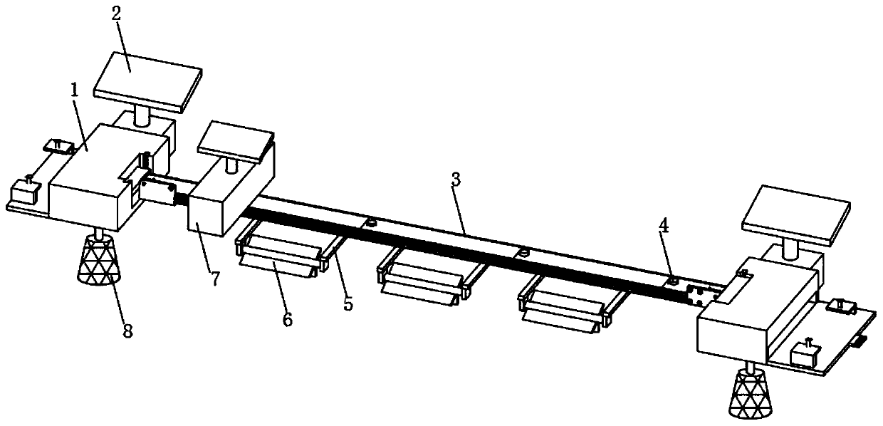 Garbage collection and processing equipment for lake and river channel treatment