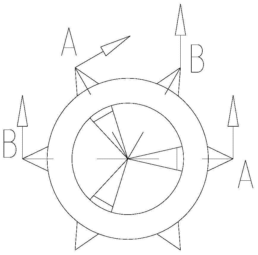 Automatic spray blast loosening head