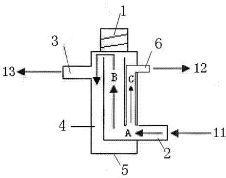 Chromatographic bottle for continuous flow, segmented sampling and sample storage