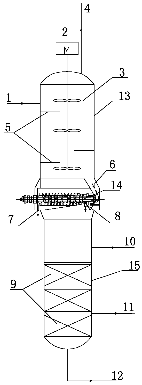 Trimellitic acid continuous production device through crystallization, centrifugation and anhydride formation