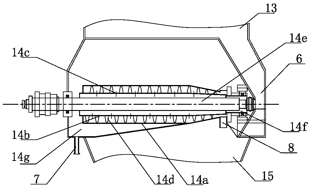 Trimellitic acid continuous production device through crystallization, centrifugation and anhydride formation