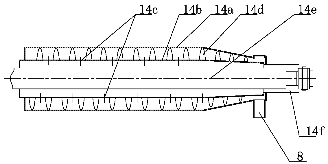 Trimellitic acid continuous production device through crystallization, centrifugation and anhydride formation