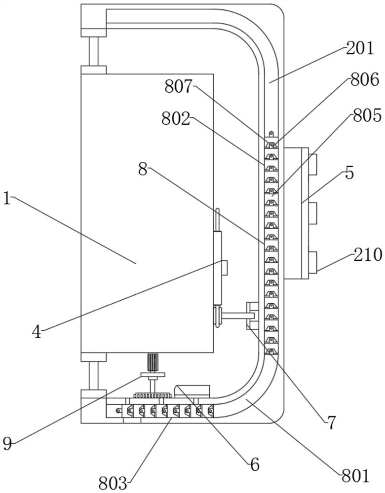 Vacuum circuit breaker opening and closing device