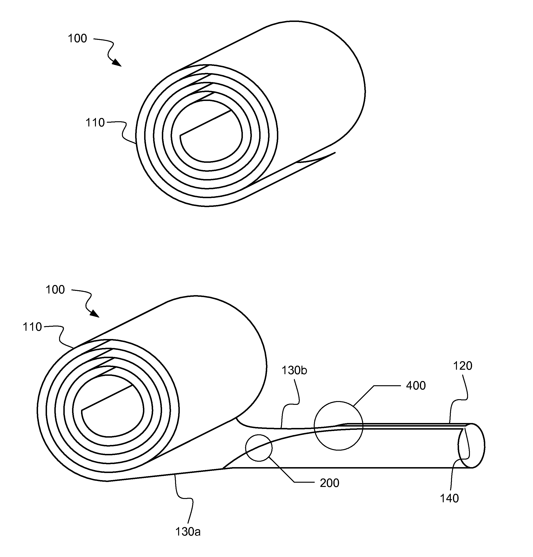 Slit tube locking longeron