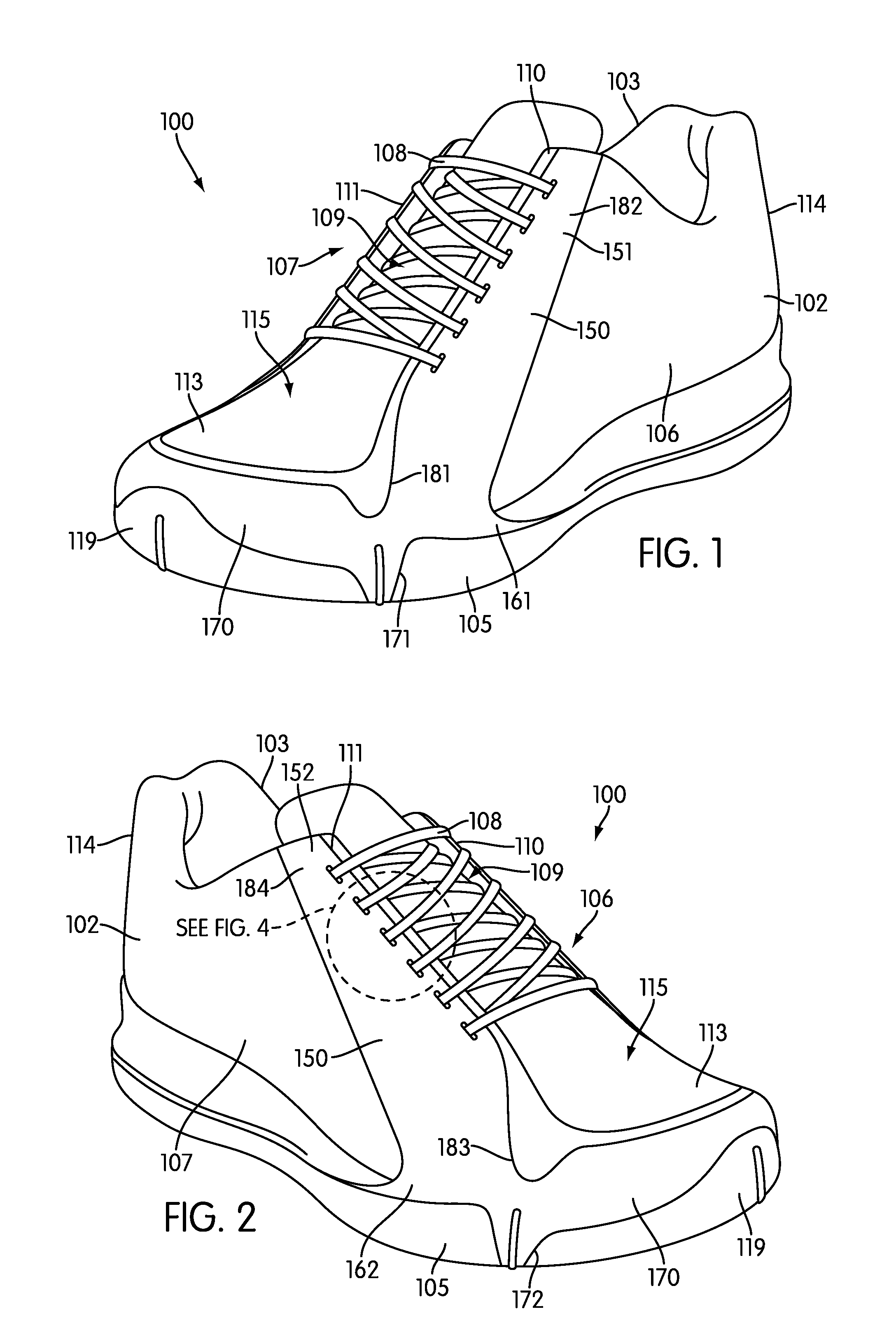 Article of footwear with arch wrap