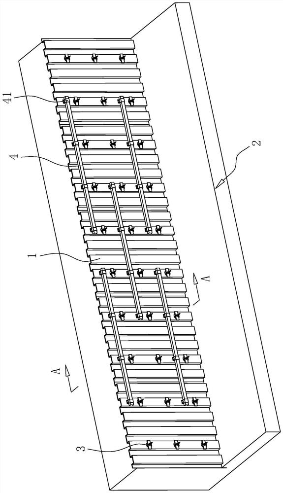 Foundation pit supporting structure and construction method thereof