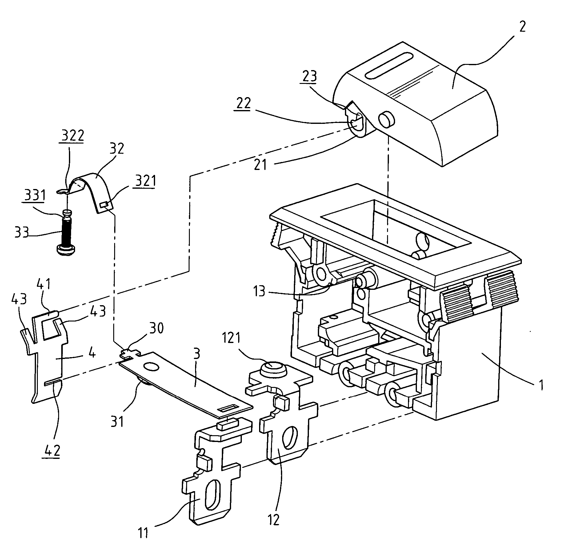 Protection device for switches