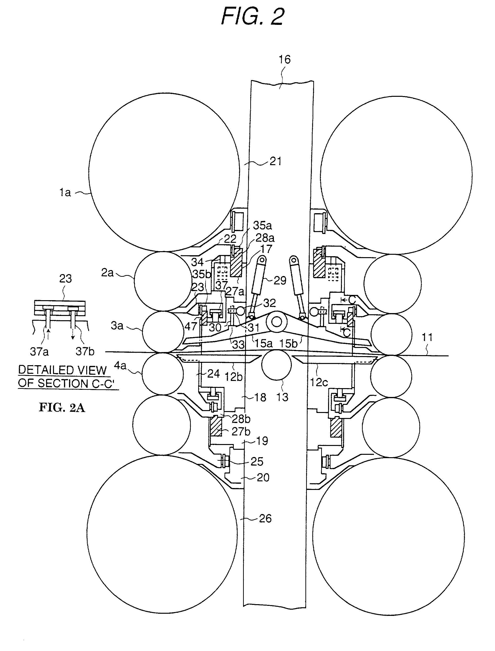 Multi-row rolling mills, methods of operating these mills, and rolling equipment using the mills