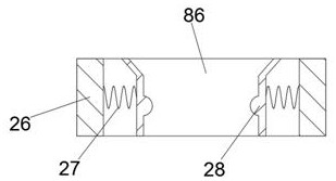 Battery core pressing short circuit measuring device