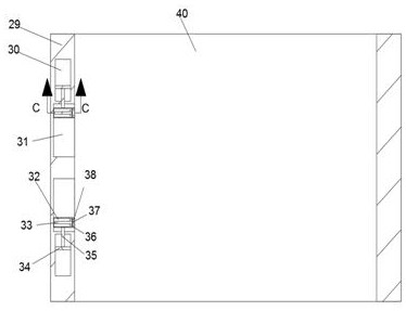 Battery core pressing short circuit measuring device