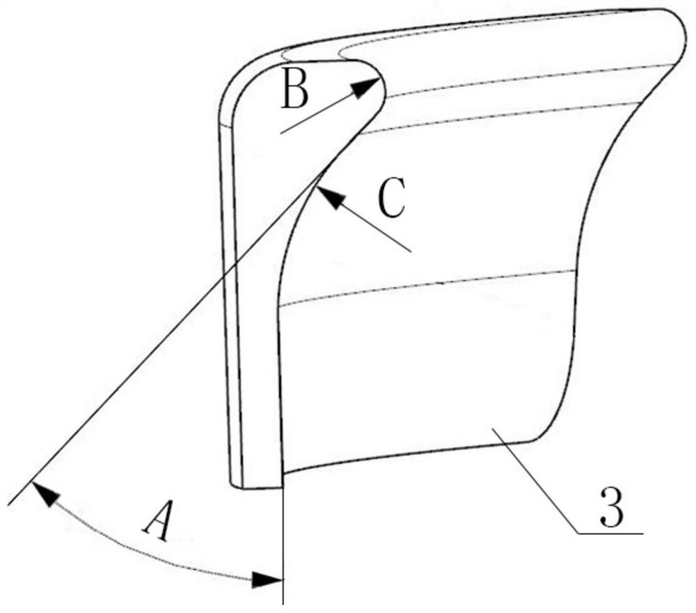 Air guide ring structure beneficial to reduction of rotation order noise and arrangement method of air guide ring structure