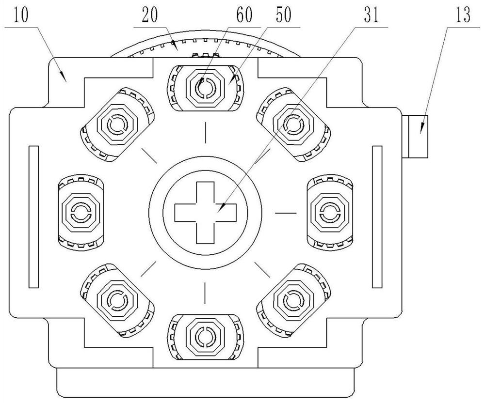 Radio frequency feeder locking structure and method applied to 5G