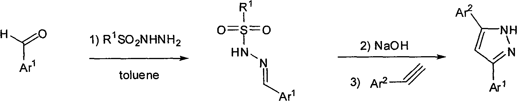 Method for synthesizing 3,5-disubstituted pyrazole