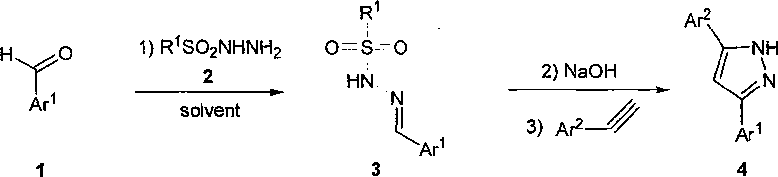 Method for synthesizing 3,5-disubstituted pyrazole