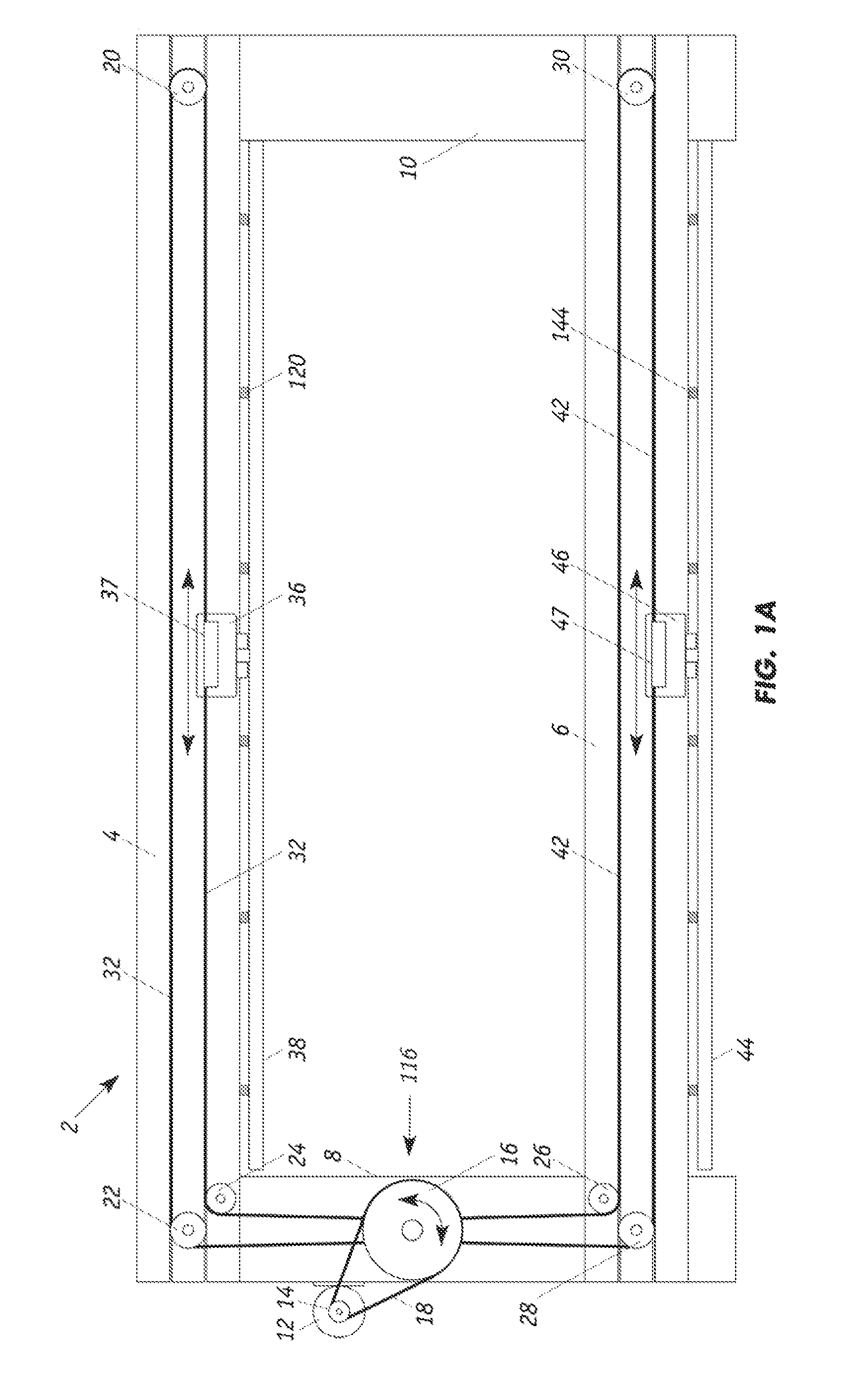 Scanner belt load and stretch compensation control system