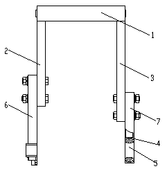 Coaxial high-precision rear fork