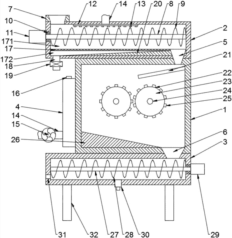 Production device of abelmoschus esculentus seed crushed and pressed oil