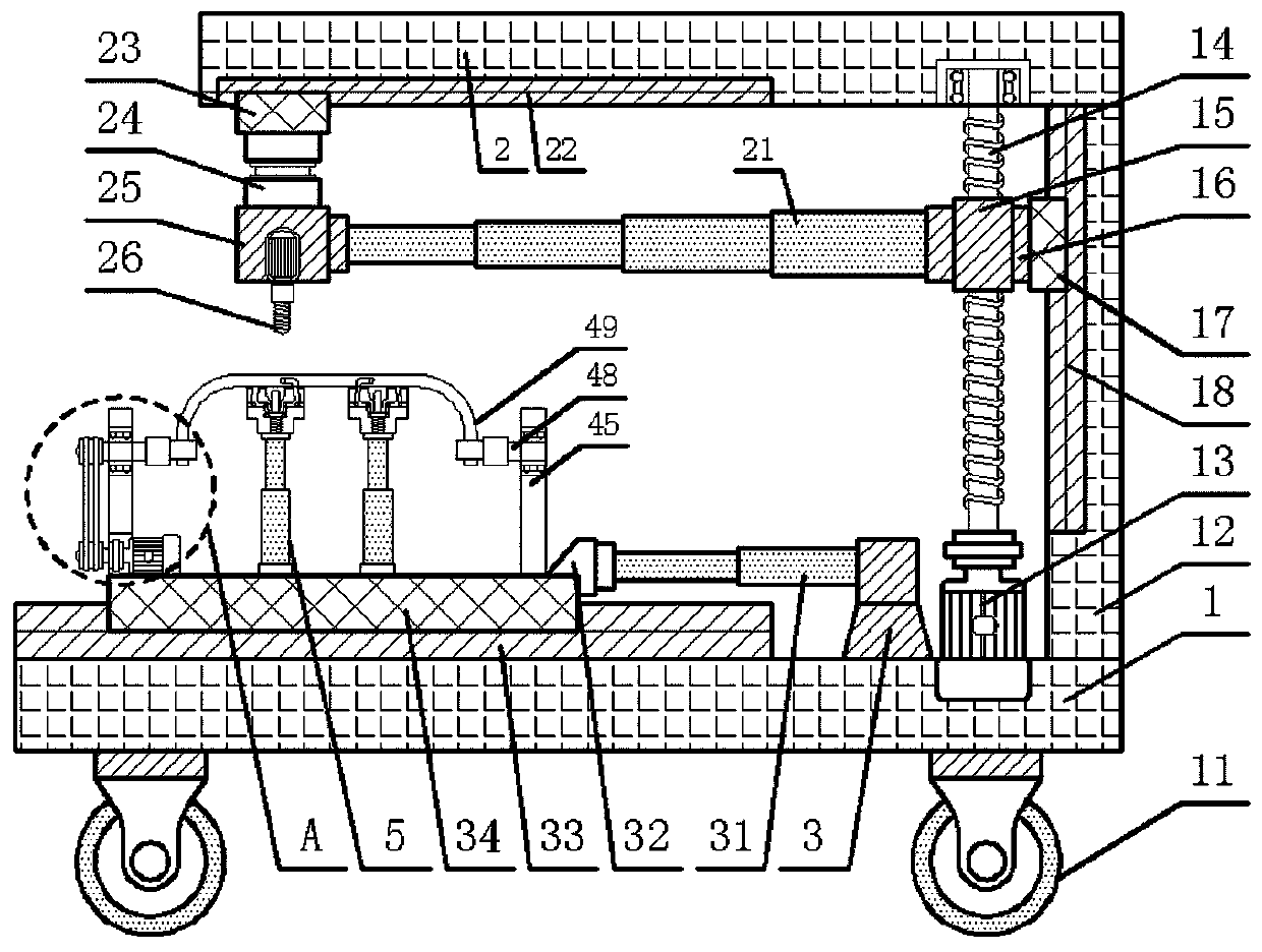 Milling machine fixing tool for intelligent carbon contact strip milling and using method of tool