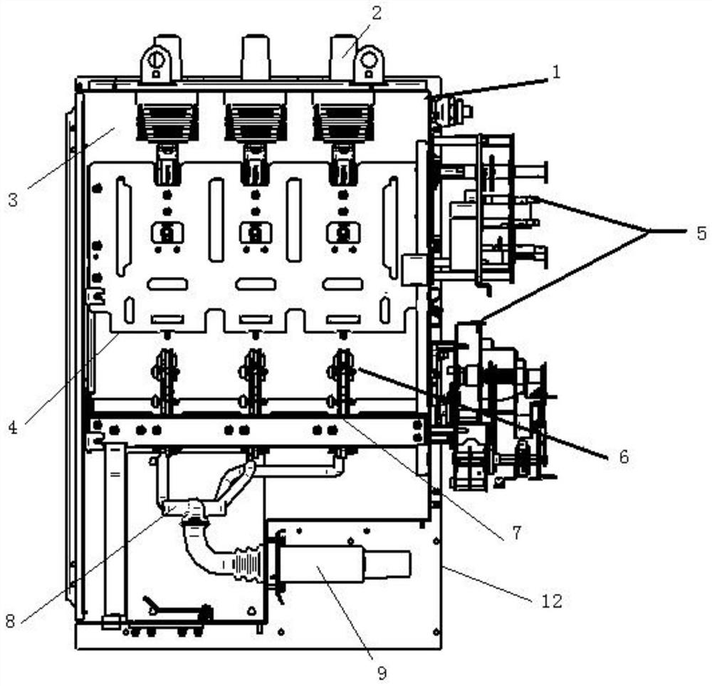 Environment-friendly insulating ring main unit