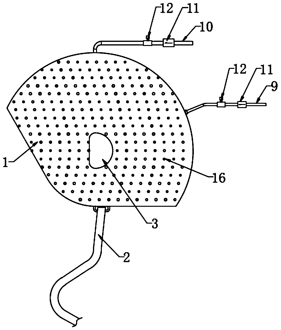 Skull defect protective device