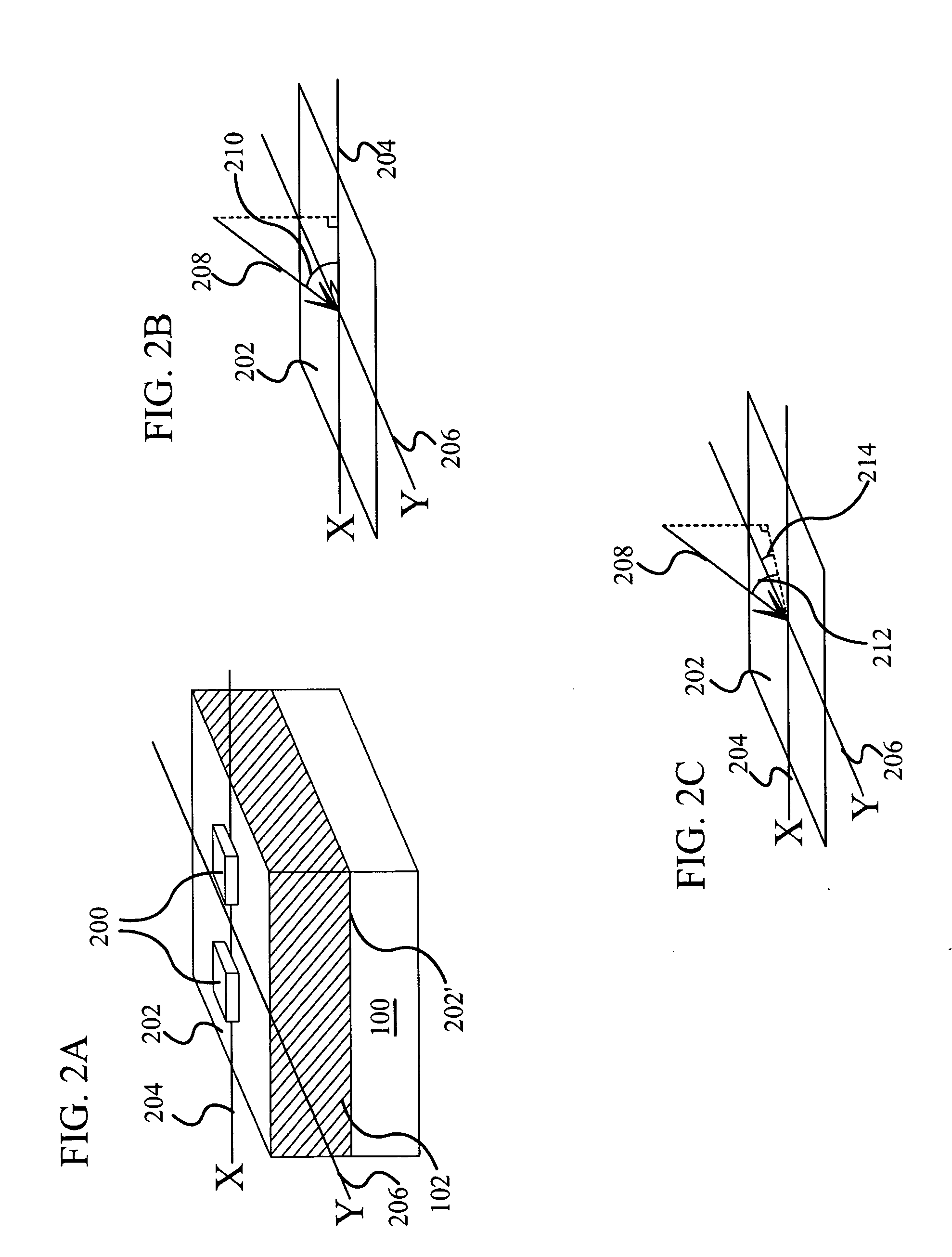 Process for making angled features for nanolithography and nanoimprinting