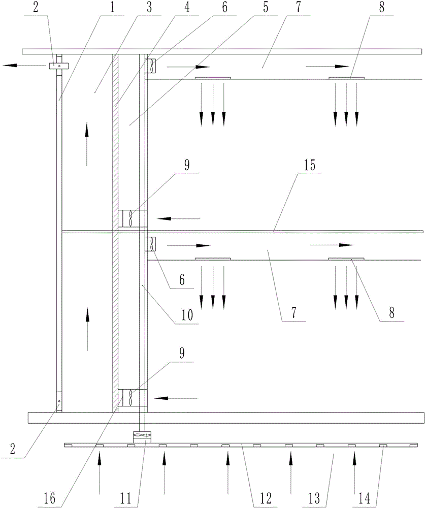 Energy saving method for building and energy-saving building structure