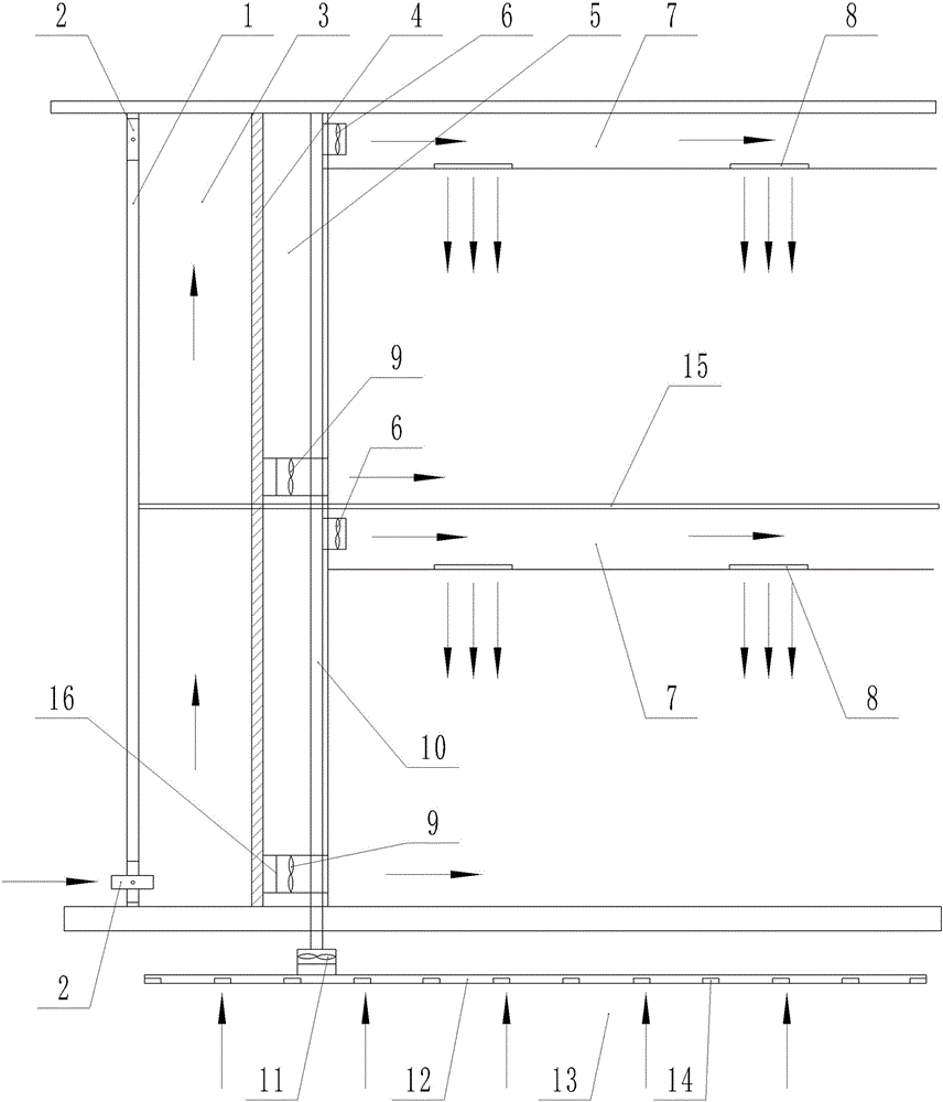 Energy saving method for building and energy-saving building structure