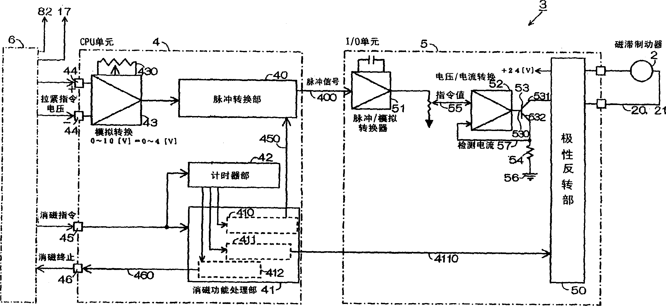 Tensioning device for coil winder and controller for hysteresis braker