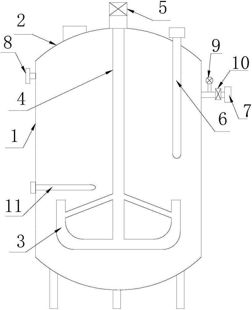 Glass-lined reactor