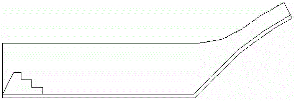 Rectification energy dissipation method for inverse step stilling basin and stilling basin