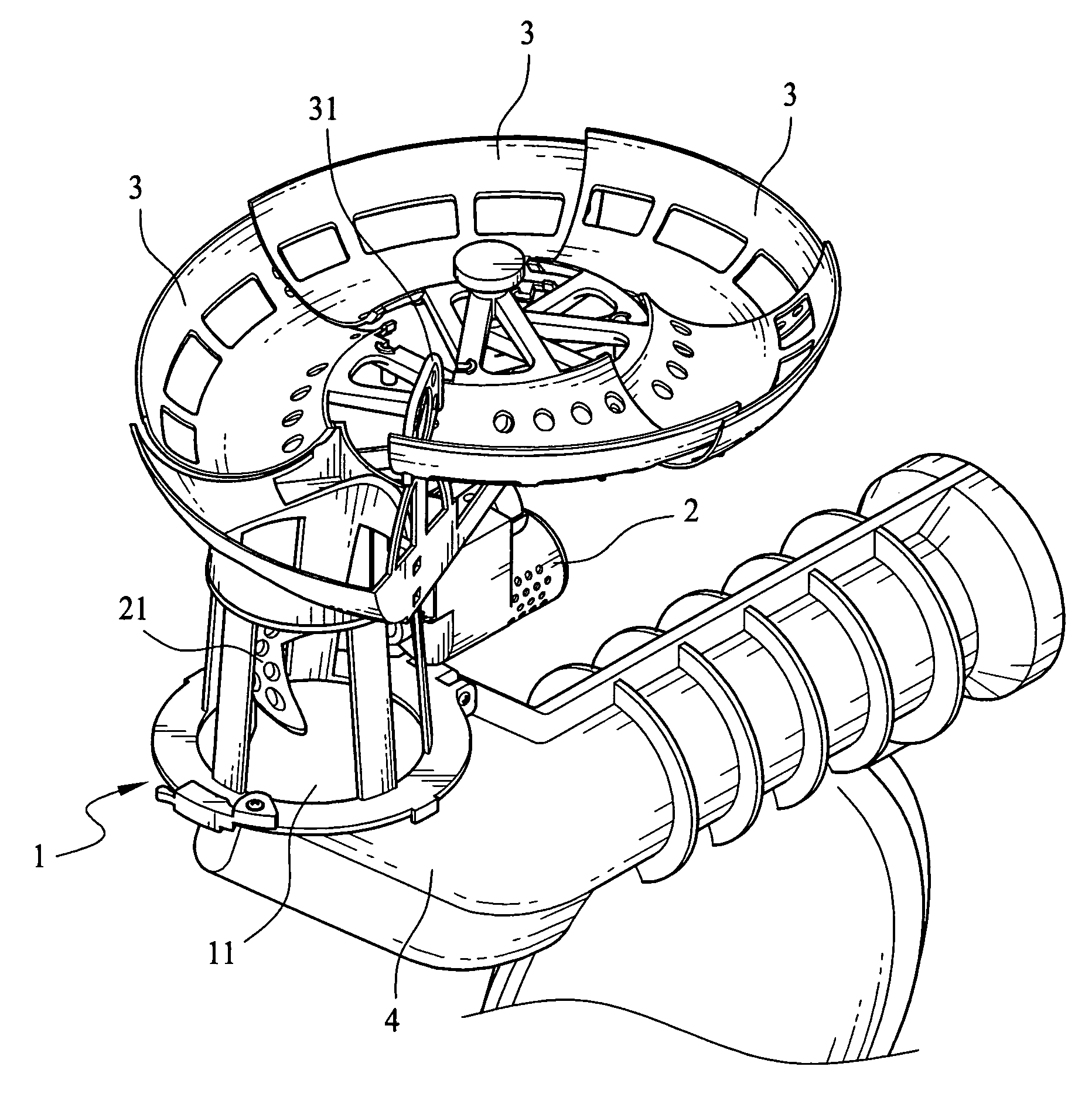 Ball feeder for ball serving machine