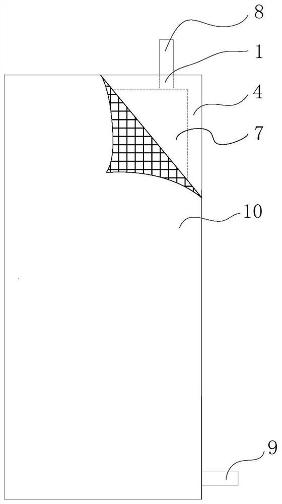 A method for encapsulating flat membrane elements used in membrane aerated biofilm reactors