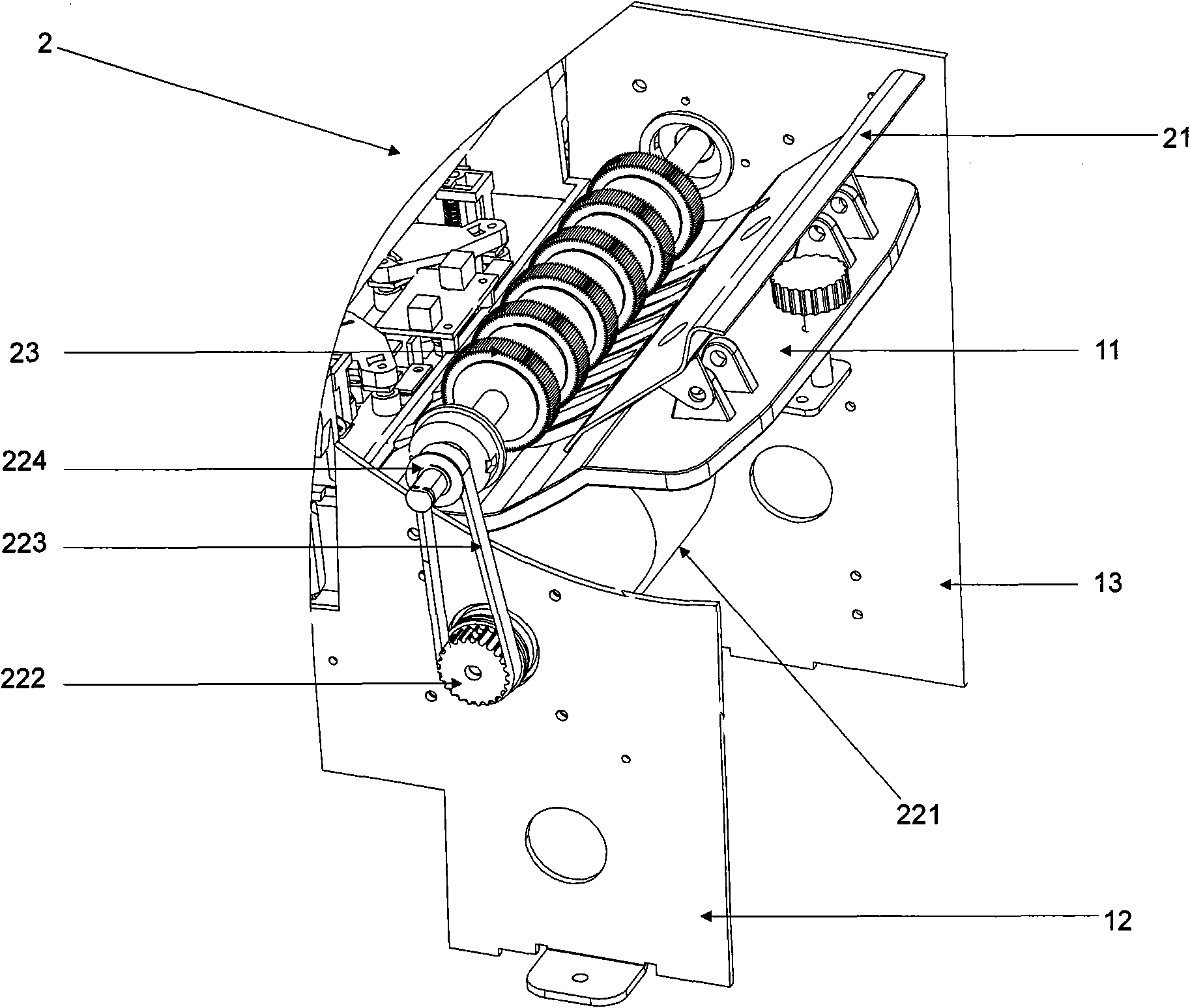 Paper currency sorting device and control method thereof