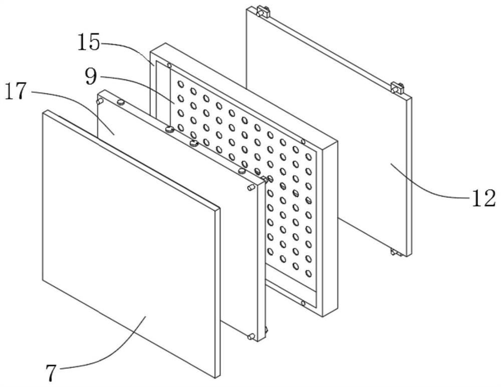 Internal heating integrated wallboard for decoration