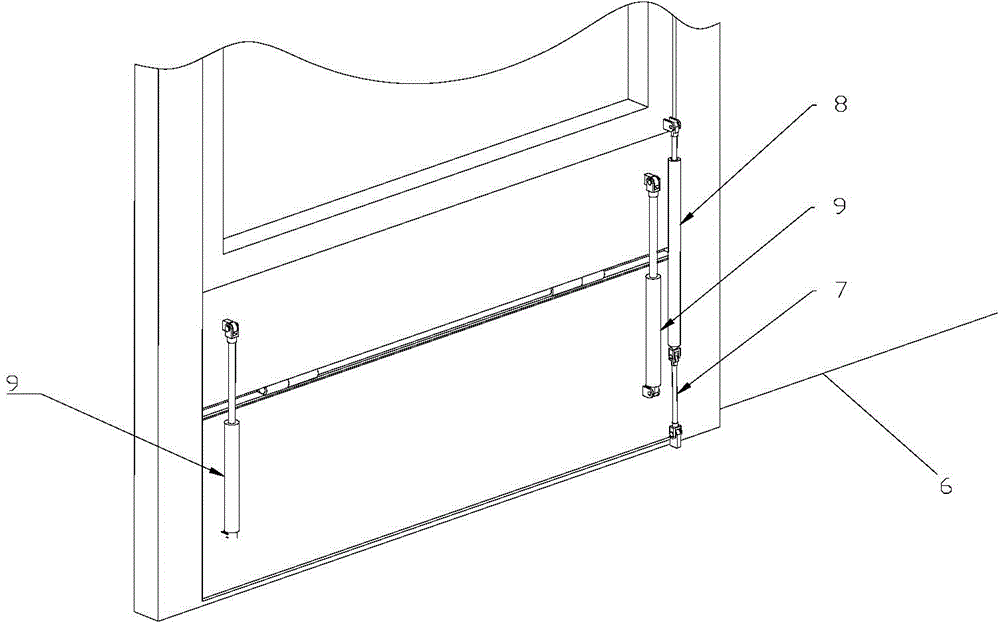 Flip-down foldable vehicle escape window